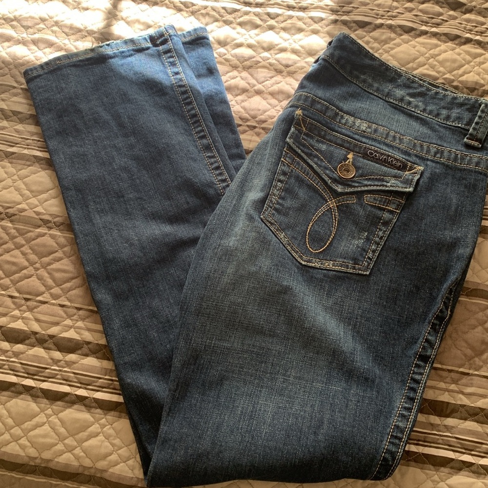 Calvin Klein Jeans Boot Cut in Dark Blue Denim